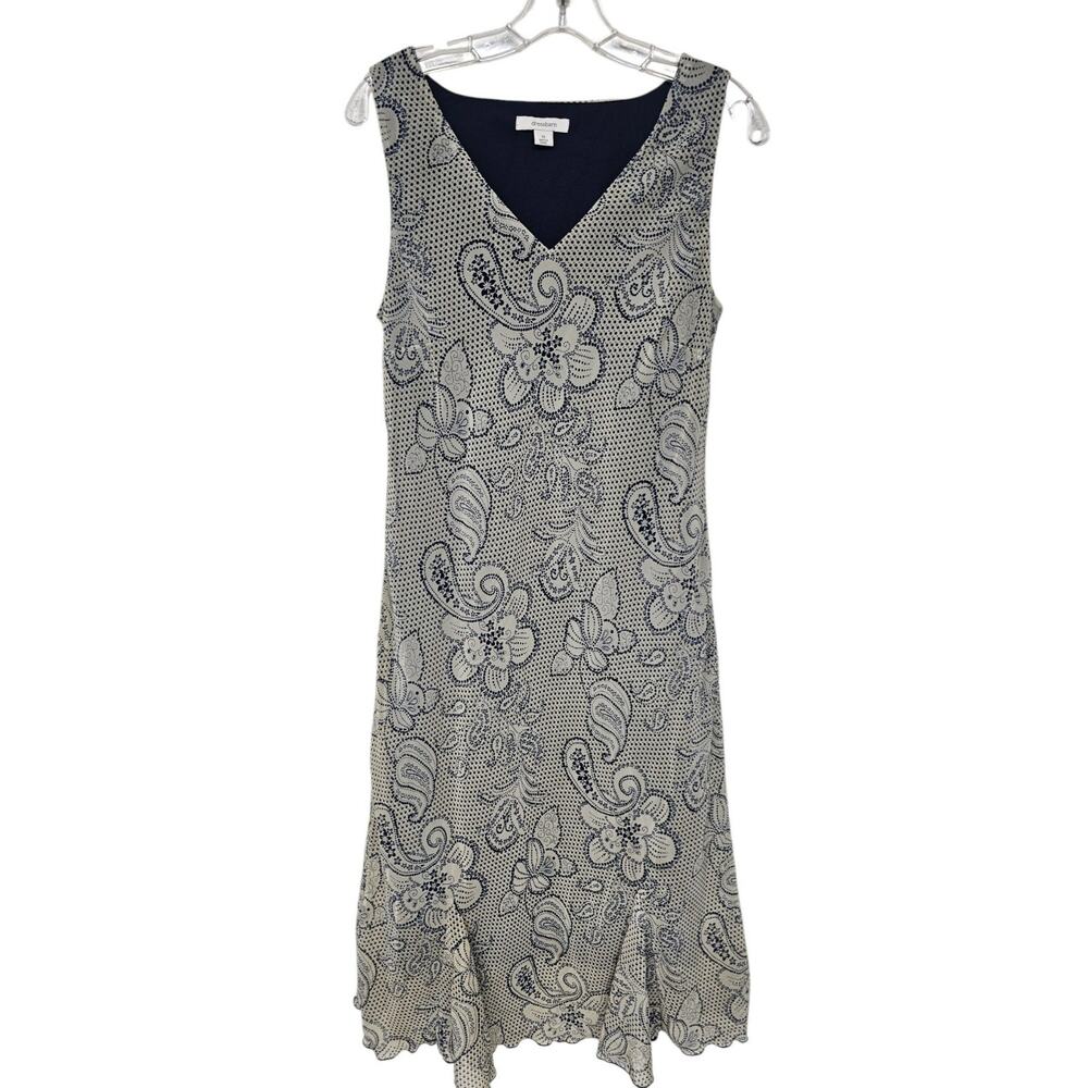 Vintage Womens Dark Cottagecore Dress Size 12 Blue Coquette Fairy Grunge Y2K
